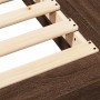 Estructura de cama madera de ingeniería roble marrón 75x190 cm de vidaXL, Camas y somieres - Ref: Foro24-3281251, Precio: 125...