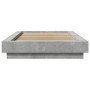 Estructura de cama madera de ingeniería gris hormigón 90x200cm de vidaXL, Camas y somieres - Ref: Foro24-3281213, Precio: 138...