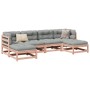 Set de sofás jardín 6 pzas con cojines madera abeto Douglas de vidaXL, Conjuntos de jardín - Ref: Foro24-3295820, Precio: 532...