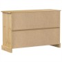 Aparador Corona madera maciza de pino 115x40x76 cm de vidaXL, Aparadores - Ref: Foro24-4005680, Precio: 263,39 €, Descuento: %