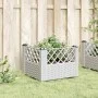 Jardinera con clavijas PP blanco 43,5x43,5x43,5 cm de vidaXL, Maceteros y jardineras - Ref: Foro24-368010, Precio: 26,95 €, D...