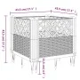 Jardinera con clavijas PP blanco 43,5x43,5x43,5 cm de vidaXL, Maceteros y jardineras - Ref: Foro24-368010, Precio: 26,95 €, D...