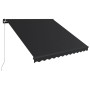Toldo retráctil manual con LED gris antracita 300x250 cm de vidaXL, Toldos - Ref: Foro24-3051243, Precio: 277,90 €, Descuento: %