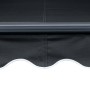 Toldo retráctil manual con LED gris antracita 300x250 cm de vidaXL, Toldos - Ref: Foro24-3051243, Precio: 277,90 €, Descuento: %