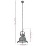 Lámpara colgante de aluminio 34x34x146 cm de vidaXL, Lámparas - Ref: Foro24-357839, Precio: 129,87 €, Descuento: %