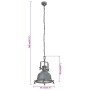 Lámpara colgante de aluminio 34x34x146 cm de vidaXL, Lámparas - Ref: Foro24-357839, Precio: 132,06 €, Descuento: %