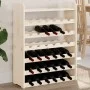 Wine rack with solid pine wood top board 67.5x25x87 cm by vidaXL, Wine racks - Ref: Foro24-4007560, Price: 44,44 €, Discount: %