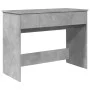 Tocador con espejo color gris hormigón 100x45x76 cm de vidaXL, Tocadores para dormitorios - Ref: Foro24-840698, Precio: 111,5...