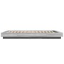Estructura cama con luces LED madera gris Sonoma 140x200 cm de vidaXL, Camas y somieres - Ref: Foro24-3281103, Precio: 187,38...