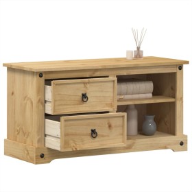 Mueble de TV Corona madera maciza de pino 100x40x52 cm de vidaXL, Muebles TV - Ref: Foro24-4005668, Precio: 128,64 €, Descuen...