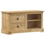 Mueble de TV Corona madera maciza de pino 100x40x52 cm de vidaXL, Muebles TV - Ref: Foro24-4005668, Precio: 128,64 €, Descuen...