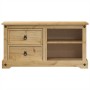 Mueble de TV Corona madera maciza de pino 100x40x52 cm de vidaXL, Muebles TV - Ref: Foro24-4005668, Precio: 128,64 €, Descuen...