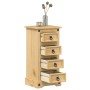 Mesita de noche Corona madera maciza de pino 35x32,5x74 cm de vidaXL, Mesitas de noche - Ref: Foro24-4005654, Precio: 93,85 €...