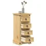 Mesita de noche Corona madera maciza de pino 35x32,5x74 cm de vidaXL, Mesitas de noche - Ref: Foro24-4005654, Precio: 88,55 €...