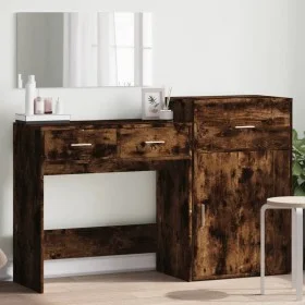 Smoked Oak Engineered Wood 3-Piece Vanity Set by vidaXL, Bedroom furniture sets - Ref: Foro24-3276522, Price: 150,50 €, Disco...