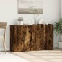 Aparador de madera de ingeniería 2 uds roble ahumado 60x31x70cm de vidaXL, Aparadores - Ref: Foro24-3276543, Precio: 114,51 €...