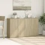 Aparador de madera de ingeniería 2 uds roble Sonoma 60x31x70 cm de vidaXL, Aparadores - Ref: Foro24-3276541, Precio: 116,04 €...