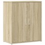 Aparador de madera de ingeniería 2 uds roble Sonoma 60x31x70 cm de vidaXL, Aparadores - Ref: Foro24-3276541, Precio: 117,96 €...