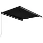 Toldo retráctil manual gris antracita 300x250 cm de vidaXL, Toldos - Ref: Foro24-3051237, Precio: 206,27 €, Descuento: %