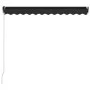 Toldo retráctil manual gris antracita 300x250 cm de vidaXL, Toldos - Ref: Foro24-3051237, Precio: 206,27 €, Descuento: %