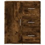 Aparador de madera de ingeniería 2 uds roble ahumado 60x31x70cm de vidaXL, Aparadores - Ref: Foro24-3276557, Precio: 158,69 €...