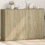 Aparadores 2 uds madera de ingeniería roble Sonoma 60x31x84 cm de vidaXL, Aparadores - Ref: Foro24-3276569, Precio: 140,08 €,...