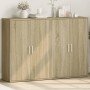 Aparadores 2 uds madera de ingeniería roble Sonoma 60x31x84 cm de vidaXL, Aparadores - Ref: Foro24-3276569, Precio: 142,33 €,...