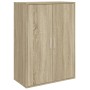 Aparadores 2 uds madera de ingeniería roble Sonoma 60x31x84 cm de vidaXL, Aparadores - Ref: Foro24-3276569, Precio: 142,33 €,...