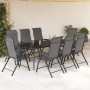 Sillas de jardín plegables 8 unidades ratán sintético gris de vidaXL, Sillas de jardín - Ref: Foro24-3270613, Precio: 560,82 ...