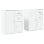 Aparador de madera de ingeniería 2 uds blanco 60x31x70 cm de vidaXL, Aparadores - Ref: Foro24-3276560, Precio: 181,73 €, Desc...