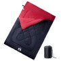 Saco de dormir doble y almohadas camping adultos 3-4 estaciones de vidaXL, Sacos de dormir - Ref: Foro24-94450, Precio: 67,28...