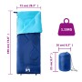 Saco de dormir de camping para adultos 3 estaciones de vidaXL, Sacos de dormir - Ref: Foro24-94459, Precio: 27,96 €, Descuent...