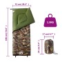 Saco de dormir de camping para adultos 3 estaciones de vidaXL, Sacos de dormir - Ref: Foro24-94465, Precio: 37,79 €, Descuent...