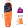 Saco de dormir tipo momia de camping para adultos 3 estaciones de vidaXL, Sacos de dormir - Ref: Foro24-94484, Precio: 30,70 ...