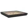 Estructura cama con luces LED madera ingeniería negro 200x200cm de vidaXL, Camas y somieres - Ref: Foro24-3281071, Precio: 21...