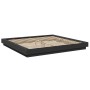 Estructura cama con luces LED madera ingeniería negro 200x200cm de vidaXL, Camas y somieres - Ref: Foro24-3281071, Precio: 21...