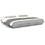 Estructura cama con luces LED madera gris hormigón 200x200 cm de vidaXL, Camas y somieres - Ref: Foro24-3281073, Precio: 218,...