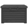 Baúl para cojines polipropileno gris antracita 73x50,5x46,5 cm de vidaXL, Cajas de almacenaje para exteriores - Ref: Foro24-3...