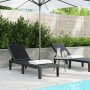 Tumbona de polipropileno negro 159x57x83,5 cm de vidaXL, Tumbonas - Ref: Foro24-4008100, Precio: 100,44 €, Descuento: %