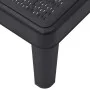 Black polypropylene lounger 159x57x83.5 cm by vidaXL, Loungers - Ref: Foro24-4008100, Price: 98,00 €, Discount: %