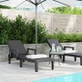 Tumbona de polipropileno negro 159x68x83,5 cm de vidaXL, Tumbonas - Ref: Foro24-4008102, Precio: 113,09 €, Descuento: %
