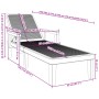 Tumbona de polipropileno negro 159x68x83,5 cm de vidaXL, Tumbonas - Ref: Foro24-4008102, Precio: 113,09 €, Descuento: %