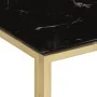 Mesa de centro dorada acero inoxidable y vidrio templado de vidaXL, Mesas de centro - Ref: Foro24-350020, Precio: 157,15 €, D...