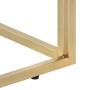 Mesa de centro dorada acero inoxidable y vidrio templado de vidaXL, Mesas de centro - Ref: Foro24-350020, Precio: 159,62 €, D...