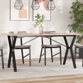 Patas de mesa comedor estructura Y hierro fundido 140x60x73 cm de vidaXL, Patas para mesas - Ref: Foro24-357935, Precio: 85,9...
