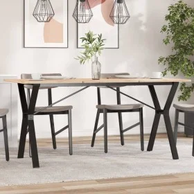 Patas de mesa comedor estructura Y hierro fundido 140x60x73 cm de vidaXL, Patas para mesas - Ref: Foro24-357935, Precio: 90,5...