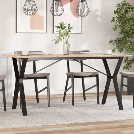 Patas de mesa comedor estructura Y hierro fundido 140x60x73 cm de vidaXL, Patas para mesas - Ref: Foro24-357935, Precio: 90,5...
