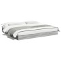 Estructura de cama madera de ingeniería gris Sonoma 200x200 cm de vidaXL, Camas y somieres - Ref: Foro24-841998, Precio: 94,5...