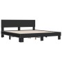 Estructura de cama madera de ingeniería y metal negro 200x200cm de vidaXL, Camas y somieres - Ref: Foro24-3280172, Precio: 16...