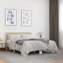 Estructura cama madera ingeniería metal roble Sonoma 120x190 cm de vidaXL, Camas y somieres - Ref: Foro24-3280203, Precio: 13...
